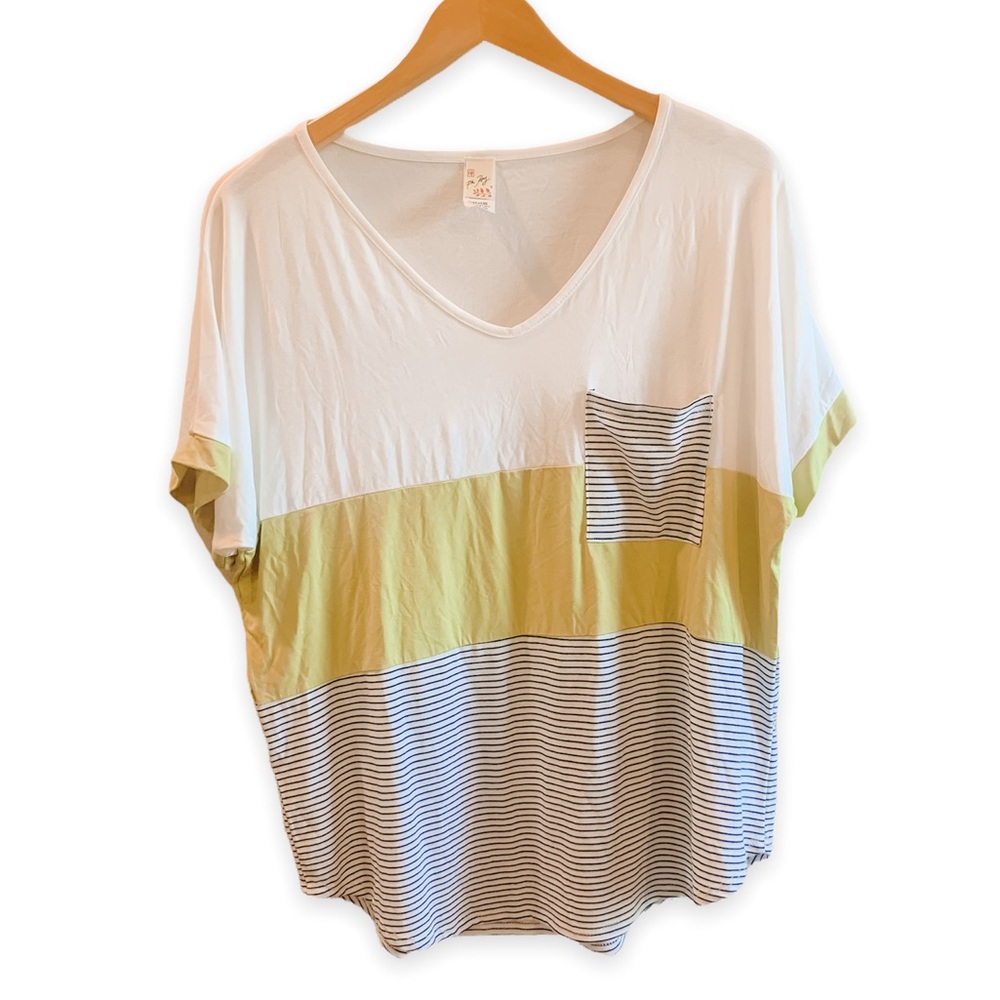 Striped pocket Tee